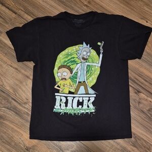 Black Rick and Morty T-Shirt